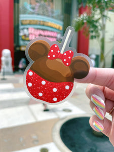 Minnie Apple Sticker