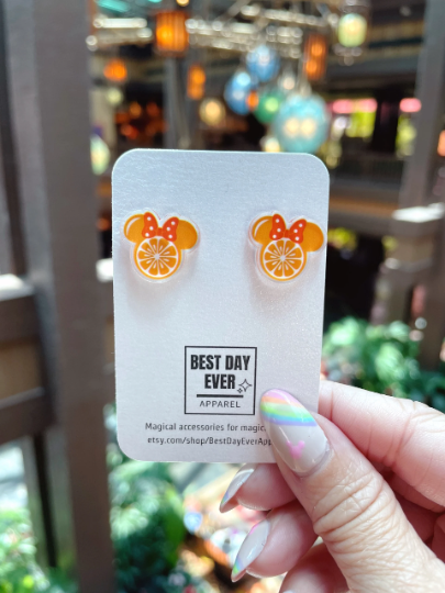 Minnie Orange Earrings
