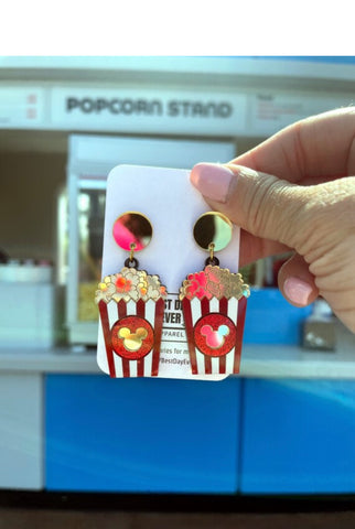 Mickey Popcorn Earrings